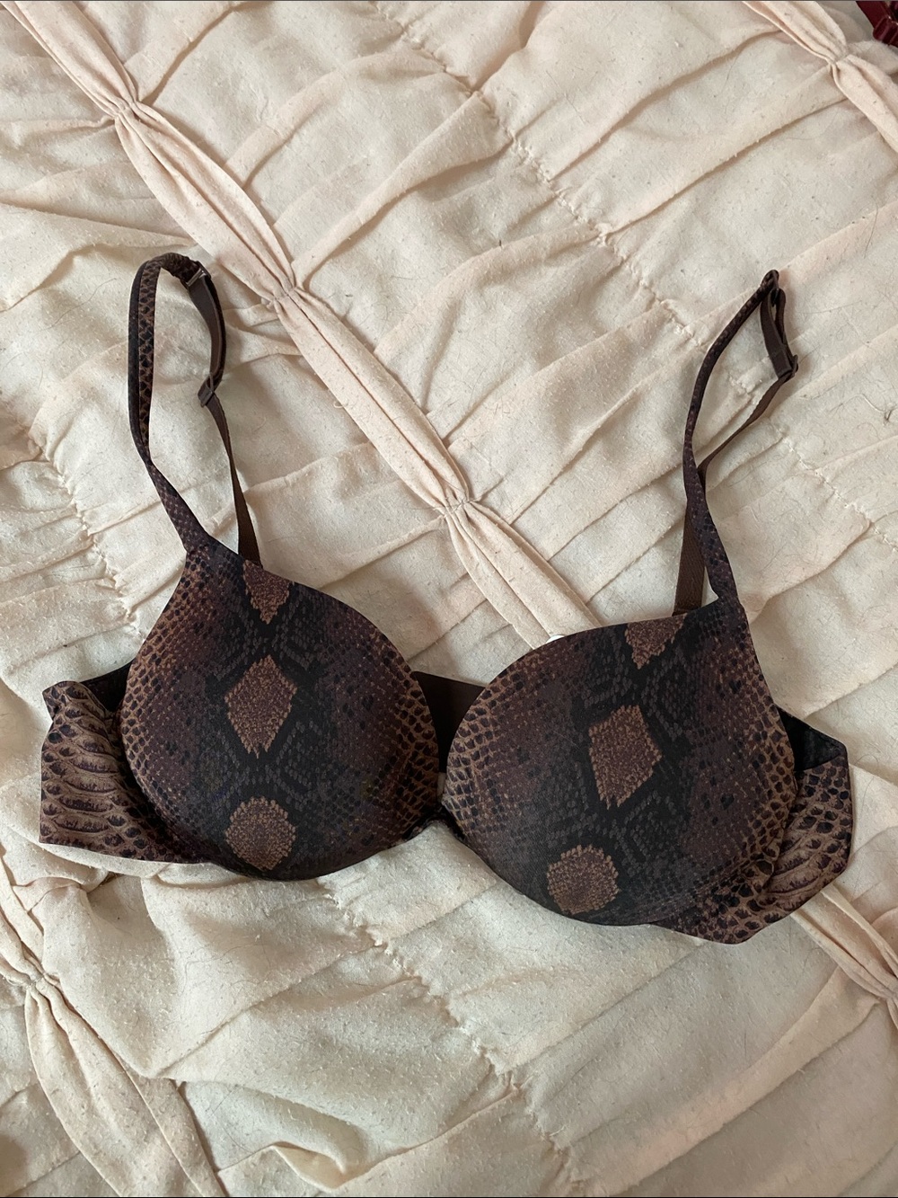 SKIMS Snakeskin Bra